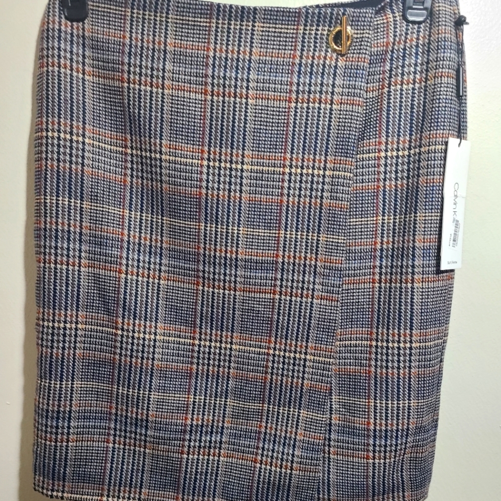 Calvin Klein Houndstooth Mini-skirt